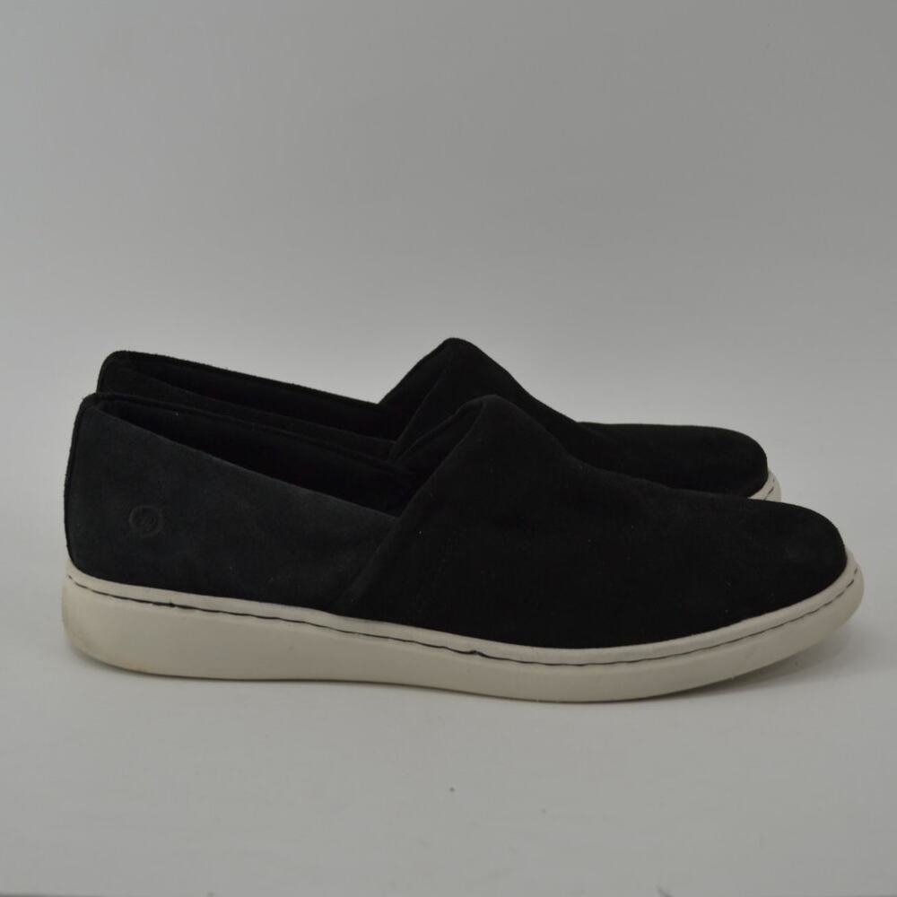 Born Womens Size 11 Sneakers Black Suede Casual Comfort - Picture 2 of 12